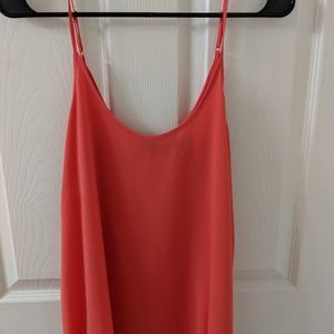 Melon colored tank top